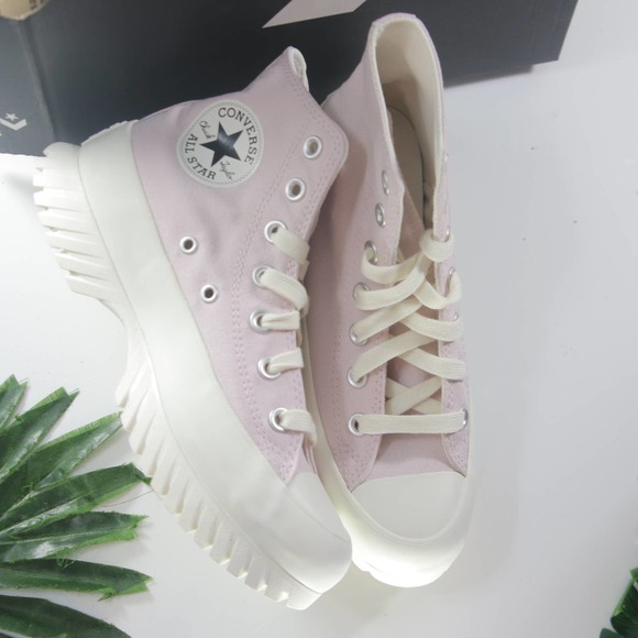 Converse Shoes - Converse High Top Lugged 2.0 Platform a02424c White Pink Women's Sneakers